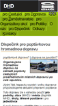 Mobile Screenshot of hromadnadoprava.cz
